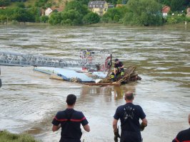 Bergung durch Feuerwehr